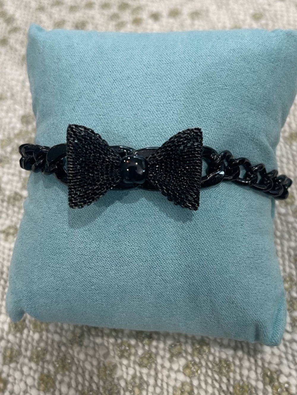 Black Bow Chain Bracelet for Women